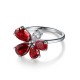 Ruif Jewelry Classic Design S925 Silver 2.97ct Lab Grown Ruby Ring Wedding Bands Ruif Jewelry Classic Design S925 Silver 2.97ct Lab Grown Ruby Ring Wedding Bands