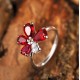 Ruif Jewelry Classic Design S925 Silver 2.97ct Lab Grown Ruby Ring Wedding Bands Ruif Jewelry Classic Design S925 Silver 2.97ct Lab Grown Ruby Ring Wedding Bands