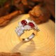Ruif Jewelry Classic Design S925 Silver 2.22ct Lab Grown Ruby Ring Wedding Bands Ruif Jewelry Classic Design S925 Silver 2.22ct Lab Grown Ruby Ring Wedding Bands
