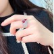 Ruif Jewelry Classic Design S925 Silver 2.22ct Lab Grown Ruby Ring Wedding Bands Ruif Jewelry Classic Design S925 Silver 2.22ct Lab Grown Ruby Ring Wedding Bands