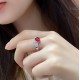 Ruif Jewelry Classic Design S925 Silver 2.06ct Lab Grown Ruby Ring Wedding Bands Ruif Jewelry Classic Design S925 Silver 2.06ct Lab Grown Ruby Ring Wedding Bands