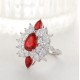 Ruif Jewelry Classic Design S925 Silver 3.2ct Lab Grown Ruby Ring Wedding Bands Ruif Jewelry Classic Design S925 Silver 3.2ct Lab Grown Ruby Ring Wedding Bands