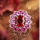 Ruif Jewelry Classic Design S925 Silver 3.5ct Lab Grown Ruby Ring Wedding Bands Ruif Jewelry Classic Design S925 Silver 3.5ct Lab Grown Ruby Ring Wedding Bands