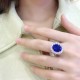 Ruif Jewelry Classic Design S925 Silver 9.145ct Lab Grown Sapphire Ring Wedding Bands ring Ruif Jewelry Classic Design S925 Silver 9.145ct Lab Grown Sapphire Ring Wedding Bands ring