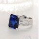 Ruif Jewelry Classic Design S925 Silver 13.34ct Lab Grown Sapphire Ring Wedding Bands ring Ruif Jewelry Classic Design S925 Silver 13.34ct Lab Grown Sapphire Ring Wedding Bands ring