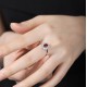 Ruif Jewelry Classic Design S925 Silver 1.05ct Lab Grown Ruby And Royal Blue Sapphire Ring Oval Shape Wedding Bands