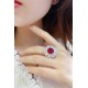 Ruif Jewelry Classic Design S925 Silver 6.6ct Lab Grown Ruby And Royal Blue Sapphire Ring Wedding Bands Ruif Jewelry Classic Design S925 Silver 6.6ct Lab Grown Ruby And Royal Blue Sapphire Ring Wedding Bands