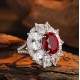 Ruif Jewelry Classic Design S925 Silver 6.6ct Lab Grown Ruby And Royal Blue Sapphire Ring Wedding Bands Ruif Jewelry Classic Design S925 Silver 6.6ct Lab Grown Ruby And Royal Blue Sapphire Ring Wedding Bands