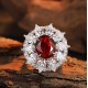 Ruif Jewelry Classic Design S925 Silver 6.6ct Lab Grown Ruby And Royal Blue Sapphire Ring Wedding Bands Ruif Jewelry Classic Design S925 Silver 6.6ct Lab Grown Ruby And Royal Blue Sapphire Ring Wedding Bands