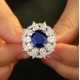 Ruif Jewelry Classic Design S925 Silver 6.6ct Lab Grown Ruby And Royal Blue Sapphire Ring Wedding Bands Ruif Jewelry Classic Design S925 Silver 6.6ct Lab Grown Ruby And Royal Blue Sapphire Ring Wedding Bands