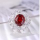 Ruif Jewelry Classic Design S925 Silver 8.64ct Lab Grown Ruby And Royal Blue Sapphire Ring Wedding Bands Ruif Jewelry Classic Design S925 Silver 8.64ct Lab Grown Ruby And Royal Blue Sapphire Ring Wedding Bands