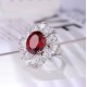 Ruif Jewelry Classic Design S925 Silver 8.64ct Lab Grown Ruby And Royal Blue Sapphire Ring Wedding Bands Ruif Jewelry Classic Design S925 Silver 8.64ct Lab Grown Ruby And Royal Blue Sapphire Ring Wedding Bands