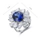 Ruif Jewelry Classic Design S925 Silver 8.64ct Lab Grown Ruby And Royal Blue Sapphire Ring Wedding Bands Ruif Jewelry Classic Design S925 Silver 8.64ct Lab Grown Ruby And Royal Blue Sapphire Ring Wedding Bands