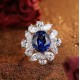 Ruif Jewelry Classic Design S925 Silver 8.64ct Lab Grown Ruby And Royal Blue Sapphire Ring Wedding Bands Ruif Jewelry Classic Design S925 Silver 8.64ct Lab Grown Ruby And Royal Blue Sapphire Ring Wedding Bands