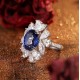 Ruif Jewelry Classic Design S925 Silver 8.64ct Lab Grown Ruby And Royal Blue Sapphire Ring Wedding Bands Ruif Jewelry Classic Design S925 Silver 8.64ct Lab Grown Ruby And Royal Blue Sapphire Ring Wedding Bands