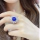 Ruif Jewelry Classic Design S925 Silver 8.64ct Lab Grown Ruby And Royal Blue Sapphire Ring Wedding Bands Ruif Jewelry Classic Design S925 Silver 8.64ct Lab Grown Ruby And Royal Blue Sapphire Ring Wedding Bands