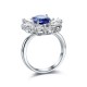 Ruif Jewelry Classic Design S925 Silver 2.14ct Lab Grown Sapphire Ring Wedding Bands ring Ruif Jewelry Classic Design S925 Silver 2.14ct Lab Grown Sapphire Ring Wedding Bands ring