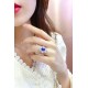 Ruif Jewelry Classic Design S925 Silver 2.14ct Lab Grown Sapphire Ring Wedding Bands ring Ruif Jewelry Classic Design S925 Silver 2.14ct Lab Grown Sapphire Ring Wedding Bands ring