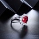 Ruif Jewelry Classic Design S925 Silver 7.55ct Lab Grown Ruby and sapphire Ring Wedding Bands Ruif Jewelry Classic Design S925 Silver 7.55ct Lab Grown Ruby and sapphire Ring Wedding Bands