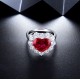 Ruif Jewelry Classic Design S925 Silver 7.55ct Lab Grown Ruby and sapphire Ring Wedding Bands Ruif Jewelry Classic Design S925 Silver 7.55ct Lab Grown Ruby and sapphire Ring Wedding Bands