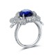 Ruif Jewelry Classic Design S925 Silver 4.59ct Lab Grown Sapphire Ring Wedding Bands ring Ruif Jewelry Classic Design S925 Silver 4.59ct Lab Grown Sapphire Ring Wedding Bands ring