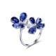 Ruif Jewelry Classic Design S925 Silver 5.82ct Lab Grown Ruby And Royal Blue Sapphire Ring Wedding Bands Ruif Jewelry Classic Design S925 Silver 5.82ct Lab Grown Ruby And Royal Blue Sapphire Ring Wedding Bands