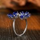 Ruif Jewelry Classic Design S925 Silver 5.82ct Lab Grown Ruby And Royal Blue Sapphire Ring Wedding Bands Ruif Jewelry Classic Design S925 Silver 5.82ct Lab Grown Ruby And Royal Blue Sapphire Ring Wedding Bands