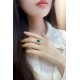 Ruif Jewelry Classic Design S925 Silver 2.45ct Lab Grown Emerald Ring Ruby And Royal Blue Sapphire Ring Wedding Bands