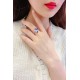 Ruif Jewelry Classic Design S925 Silver 1.37ct Lab Grown Sapphire Ring Wedding Bands ring Ruif Jewelry Classic Design S925 Silver 1.37ct Lab Grown Sapphire Ring Wedding Bands ring