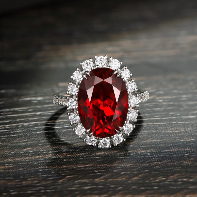 Ruif Jewelry Classic Design S925 Silver 8.5ct Lab Grown Ruby And Royal Blue Sapphire Ring Wedding Bands Ruif Jewelry Classic Design S925 Silver 8.5ct Lab Grown Ruby And Royal Blue Sapphire Ring Wedding Bands