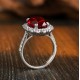 Ruif Jewelry Classic Design S925 Silver 8.5ct Lab Grown Ruby And Royal Blue Sapphire Ring Wedding Bands Ruif Jewelry Classic Design S925 Silver 8.5ct Lab Grown Ruby And Royal Blue Sapphire Ring Wedding Bands