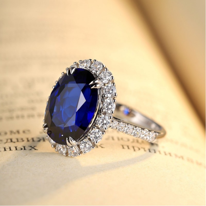 Ruif Jewelry Classic Design S925 Silver 8.5ct Lab Grown Ruby And Royal Blue Sapphire Ring Wedding Bands Ruif Jewelry Classic Design S925 Silver 8.5ct Lab Grown Ruby And Royal Blue Sapphire Ring Wedding Bands