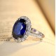 Ruif Jewelry Classic Design S925 Silver 8.5ct Lab Grown Ruby And Royal Blue Sapphire Ring Wedding Bands Ruif Jewelry Classic Design S925 Silver 8.5ct Lab Grown Ruby And Royal Blue Sapphire Ring Wedding Bands