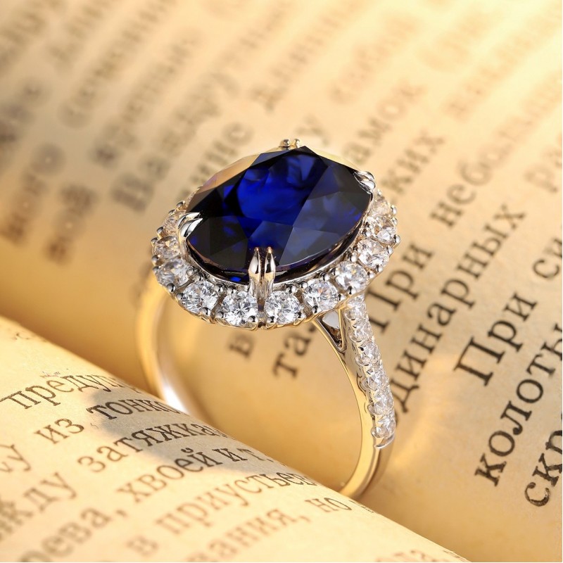 Ruif Jewelry Classic Design S925 Silver 8.5ct Lab Grown Ruby And Royal Blue Sapphire Ring Wedding Bands Ruif Jewelry Classic Design S925 Silver 8.5ct Lab Grown Ruby And Royal Blue Sapphire Ring Wedding Bands