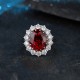 Ruif Jewelry Classic Design S925 Silver 6.66ct Lab Grown Ruby And Royal Blue Sapphire Ring Wedding Bands Ruif Jewelry Classic Design S925 Silver 6.66ct Lab Grown Ruby And Royal Blue Sapphire Ring Wedding Bands