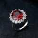 Ruif Jewelry Classic Design S925 Silver 6.66ct Lab Grown Ruby And Royal Blue Sapphire Ring Wedding Bands Ruif Jewelry Classic Design S925 Silver 6.66ct Lab Grown Ruby And Royal Blue Sapphire Ring Wedding Bands