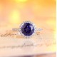 Ruif Jewelry Classic Design S925 Silver 2.91ct Lab Grown Sapphire Ring Wedding Bands Ruif Jewelry Classic Design S925 Silver 2.91ct Lab Grown Sapphire Ring Wedding Bands