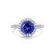 Ruif Jewelry Classic Design S925 Silver 2.91ct Lab Grown Sapphire Ring Wedding Bands Ruif Jewelry Classic Design S925 Silver 2.91ct Lab Grown Sapphire Ring Wedding Bands