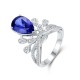 Ruif Jewelry Classic Design S925 Silver 3.92ct Lab Grown Sapphire Ring Wedding Bands Ruif Jewelry Classic Design S925 Silver 3.92ct Lab Grown Sapphire Ring Wedding Bands