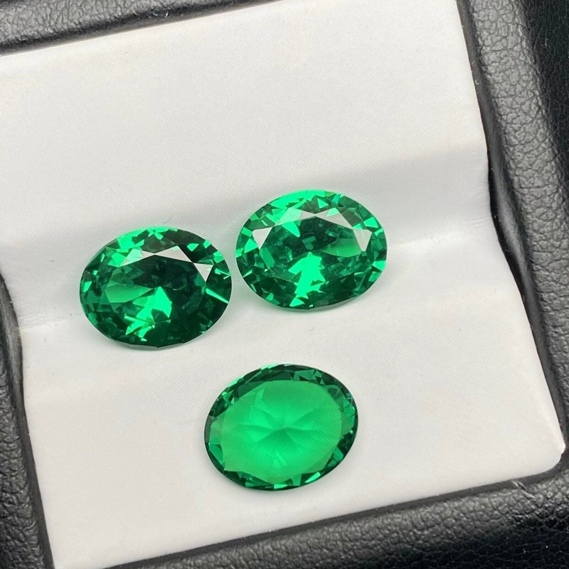 Ruif Jewelry New Arrival Oval Shape Lab Grown Tasvorite Green Color Gemstone for Diy Jewelry Making Ruif Jewelry New Arrival Oval Shape Lab Grown Tasvorite Green Color Gemstone for Diy Jewelry Making