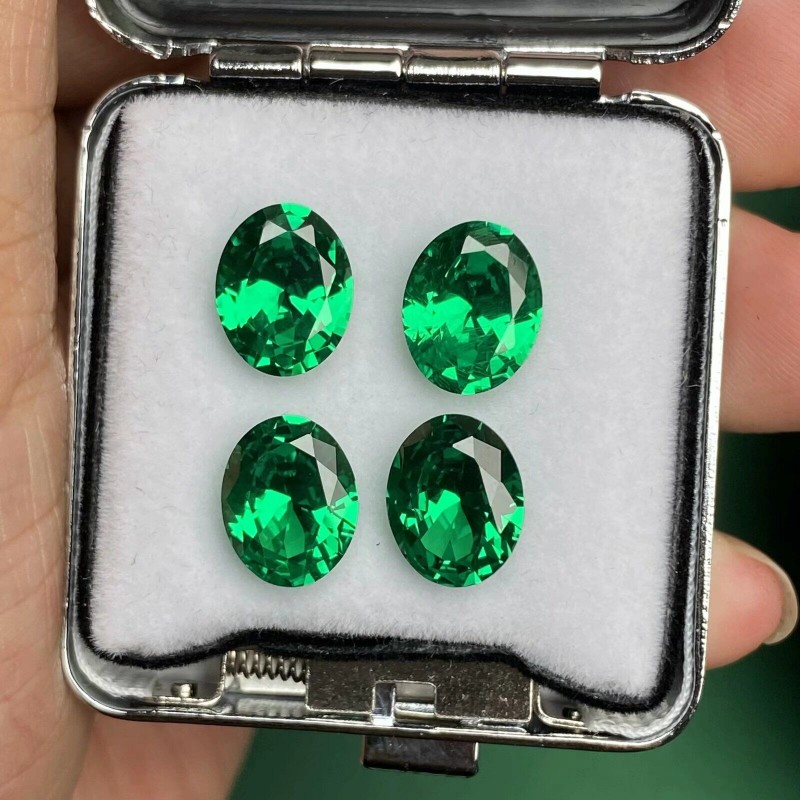 Ruif Jewelry New Arrival Oval Shape Lab Grown Tasvorite Green Color Gemstone for Diy Jewelry Making Ruif Jewelry New Arrival Oval Shape Lab Grown Tasvorite Green Color Gemstone for Diy Jewelry Making