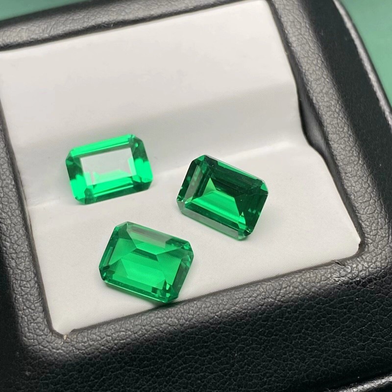 Ruif Jewelry New Arrival 5x7mm-12x16mm Emerald Cut Lab Grown Tasvorite Loose Gemstone for Diy Jewelry Making