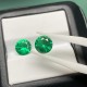 Ruif Jewelry New Arrival Size 5mm-10mm Round Shape Lab Grown Tasvorite Green Color Gemstone for Diy Jewelry Making