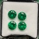 Ruif Jewelry New Arrival Size 5mm-10mm Round Shape Lab Grown Tasvorite Green Color Gemstone for Diy Jewelry Making