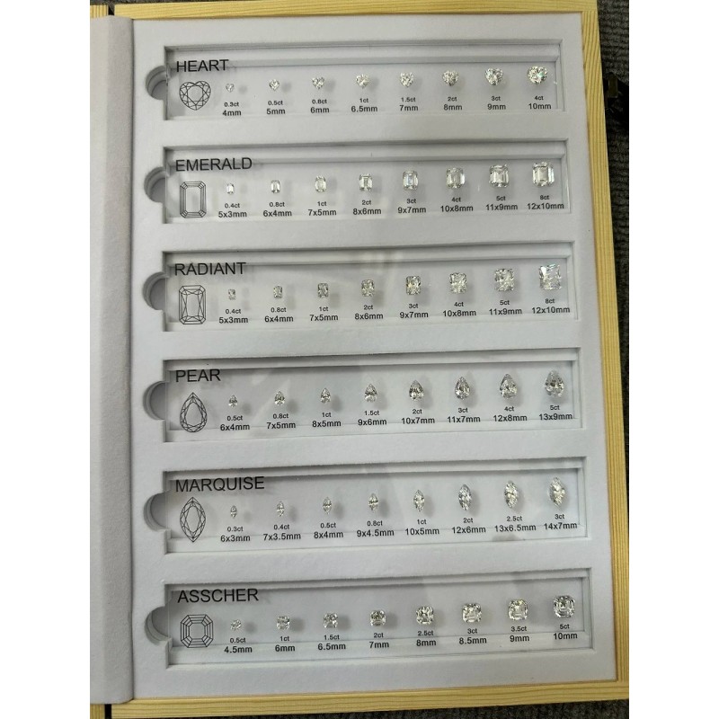 Ruif Hot product 4mm-10mm fancy shape 5A Cubic Zirconia most popular diamond comparison set diamond comparison Ruif Hot product 4mm-10mm fancy shape 5A Cubic Zirconia most popular diamond comparison set diamond comparison