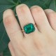 Ruif Jewelry Classic Ring 14K Yellow Gold 5.77ct Lab Grown Emerald Engagementring for Women Ruif Jewelry Classic Ring 14K Yellow Gold 5.77ct Lab Grown Emerald Engagementring for Women