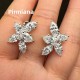 Ruif Jewelry Custom Design 14K White Gold Earrings for Women 6.33ct HPHT Lab Grown Diamond Jewelry