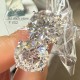 Ruif Jewelry Custom Design 18K White Gold Earrings for Women 8ct each CVD Lab Grown Diamond Jewelry