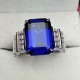 Ruif Jewelry Custom Design 18k White Gold Ring for Women 10ct Lab Grown Sapphire And D VVS Moissanite Jewelry Ruif Jewelry Custom Design 18k White Gold Ring for Women 10ct Lab Grown Sapphire And D VVS Moissanite Jewelry