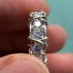 Ruif Jewelry Custom Design 14k White Gold Ring for Women 1.6ct Lab Grown Diamond Jewelry Ruif Jewelry Custom Design 14k White Gold Ring for Women 1.6ct Lab Grown Diamond Jewelry